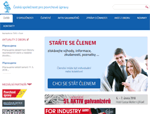 Tablet Screenshot of cspu.cz