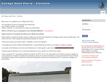 Tablet Screenshot of claroline.cspu.be